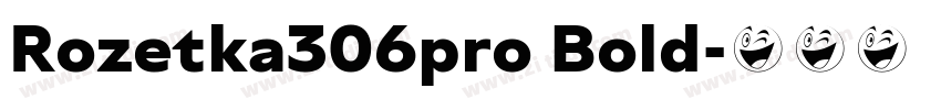 Rozetka306pro Bold字体转换